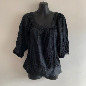 Silk Guess Blouse Open Back